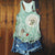 Women’s Vintage Floral Art Print Tank Top Multicolor / S